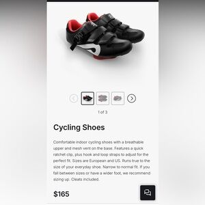 Peleton Cycling Shoes- 40, MENS Size 7, WOMENS Size 9